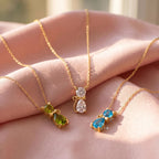 Collana Lucky Cat™ – Pietra del Mese Per Te o in Regalo