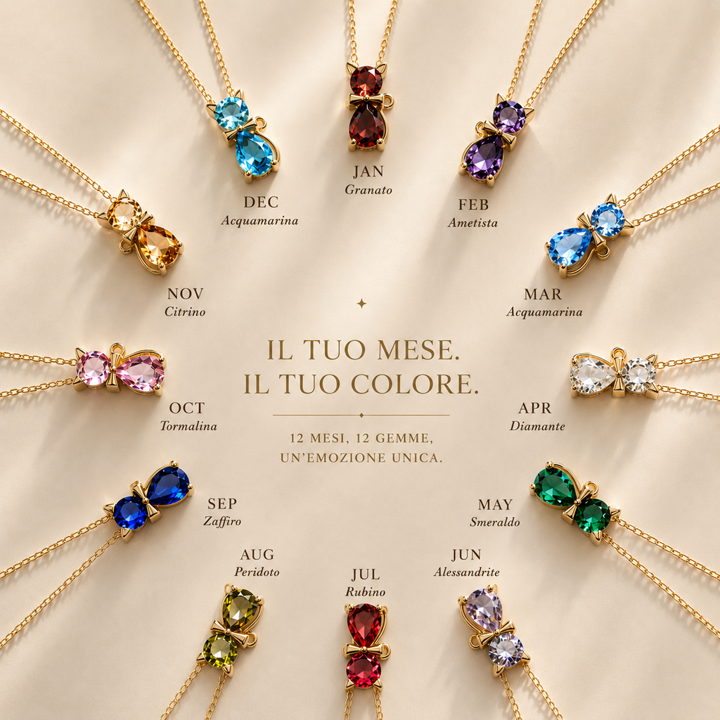 Collana con Charm Gatto