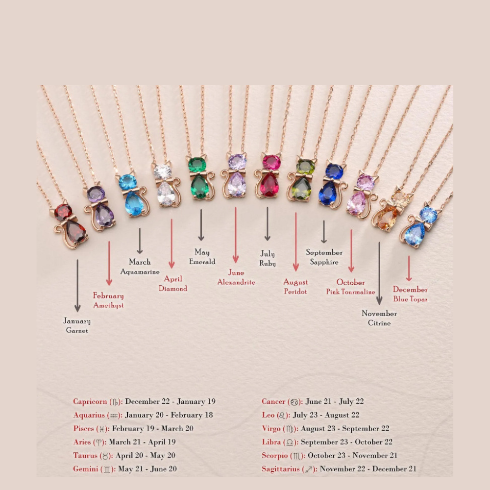 Collana con Charm Gatto Personalizzata