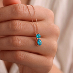 Collana con Charm Gatto Personalizzata