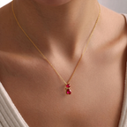 Collana con Charm Gatto Personalizzata